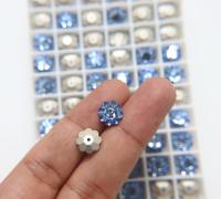 10mm Swarovski Margarita Sew-on Stone (3700) 3 Colors 12/24/72/144 Pieces PREMIUM Materials