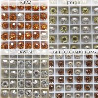8mm Swarovski Margarita Sew-on Stone (3700) 4 Colors 6/12/24/72 Pieces PREMIUM Materials