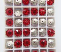 12mm Swarovski Margarita Sew-on Stone (3700) 4 Colors 6/12/24/72 Pieces PREMIUM Materials