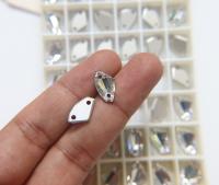 Swarovski 14x8.5 mm Sew On Crystals Galactic (3256) Crystal, embroidery, jewelry parts 2/6/12/24 pieces bridal decorations