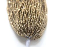 8/0 Hanks Charlotte Cut Beads Dorado 1/5/25/50/100 Hanks PREMIUM SEED BEADS, Native Supplies