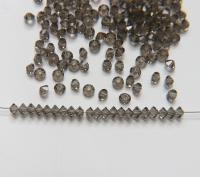 3x5mm Crystal Preciosa Flat Bicone Beads Black Diamond 36/72/144/432/720 Pieces vintage premium beads, wedding embellishments