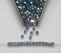 4mm Preciosa Light Colorado Topaz 2X Aurore Boreale Bicones Beads 36/72/144/432/720 Pieces PREMIUM MATERIALS,embroidery materials, jewelry