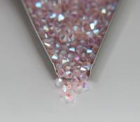 4mm Preciosa Rose Opal 2X Aurore Boreale Bicones Beads 36/72/144/432/720 Pieces PREMIUM MATERIALS,embroidery materials