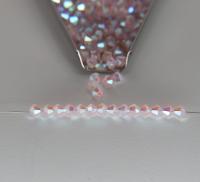 4mm Preciosa Rose Opal 2X Aurore Boreale Bicones Beads 36/72/144/432/720 Pieces PREMIUM MATERIALS,embroidery materials
