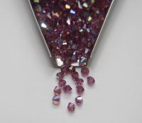 4mm Preciosa Amethyst 1X Aurore Boreale Bicones Beads 36/72/144/432/720 Pieces PREMIUM MATERIALS, embroidery materials
