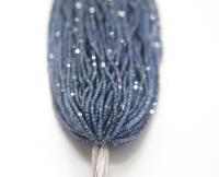 11/0 Hanks Charlotte Cut Beads Ionized Premium Medium Sapphire Opal 1/5/25/50/100 Hanks PREMIUM SEED BEADS, Native Supplies