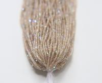 11/0 Hanks Charlotte Cut Beads Patina Cream Lined Aurore Boreale 1/5/25/50/100 Hanks PREMIUM SEED BEADS, Native Supplies