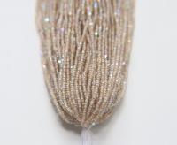 11/0 Hanks Charlotte Cut Beads Patina Cream Lined Aurore Boreale 1/5/25/50/100 Hanks PREMIUM SEED BEADS, Native Supplies