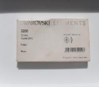 Swarovski 3200 12mm Rivoli Sew On Crystal in Crystal / Light Rose, embroidery, jewelry parts 2/6/12/24 pieces bridal decorations