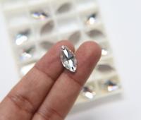Swarovski 3223 Navette Sew-On 18x9mm Crystal 2/4/24/72/144 Pieces PREMIUM Materials