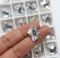 Swarovski 3265 Cosmic Crystal Sew-On Bead 20 x 16 mm, embroidery, jewelry parts 2/6/12/24 pieces bridal decorations, embroidery material