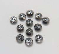 10mm Swarovski 3122 Round Crystal Satin Button 2/6/12 pieces