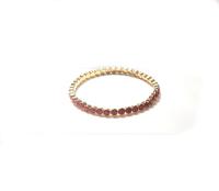 Swarovski Stretch Bezel Chain Bracelet Light Siam / Siam 137E00P3218C F13 Gold 03-05 mil Swarovski Stretch Bezel jewelry, hand cuffs
