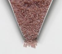 11/0 Charlotte Cut Beads White Opal Rose Gold Lined 10/20/50/250/500 Grams PREMIUM SEED BEADS, Native Supply