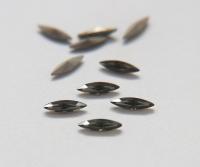 11x3mm Swarovski Black Diamond Marquise New Vintage Pointy Back Navette 4200 crystals Jewery making stones gemstones