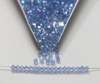 4mm Swarovski Light Sapphire AB Bicones beads rainbow 36/72/144/432/720 Pieces (550) rainbow beads, jewelry making, couture embellishments