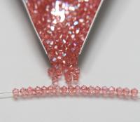 4mm Swarovski Rose Peach Aurore Boreale Bicones beads rainbow 36/72/144/432/720 Pieces rainbow beads, jewelry making, couture embellishment