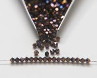 4mm Swarovski Crystal Dorado Blue 2X FC Bicones Rainbow Crystal Beads 36/72/144/432/720 Pieces jewelry making, embroidery couture materials