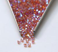 Swarovski 3/4mm Topaz AB 2X FC Bicones 36/72/144/432/720 Pieces Made in Austria PREMIUM rainbow beads, jewelry making couture embellishments