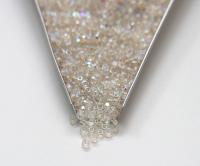 8/0 Charlotte Cut Beads Patina Crystal Aurore Boreale 10/20/50/250/500 Grams PREMIUM SEED Beads, jewelry supply, vintage findings