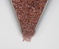 11/0 True cuts Charlotte Beads Crystal Luster Rose Gold Lined PREMIUM SEED BEADS Native Supply jewelry making beads embroidery