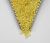 8/0 Truecut Beads Yellow Opal glass beads jewelry supply vintage findings craft supply rare materials