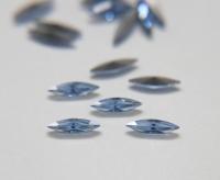 11x3mm Swarovski Light Sapphire Marquise New Vintage Pointy Back Navette 4200 crystals Jewery making stones gemstones