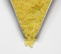 8/0 Truecut Beads Yellow Opal glass beads jewelry supply vintage findings craft supply rare materials