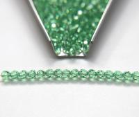4mm Swarovski 5000 Light Emerald Faceted Round Beads Jewelry findings ornaments making beads