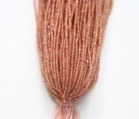13/0 Hanks Charlotte True Cut Beads Matt Crystal Rose Gold Lined jewellery rare glass beads jewelry supply native beads
