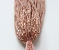 13/0 Hanks Charlotte Cut Beads Crystal Rose Gold Lined Hanks jewellery rare glass beads native jewelry supply