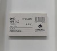 Volcano (3017) Swarovski Crystal Square Faceted Buttons for Sewing Projects - 14mm Vintage Crystal Button Beads and Jewelry Supplies