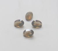 Vintage Swarovski 14x10 mm Crystal Light Grey Opal UNFOILED Oval Shape 4128/4100 Premier Crystal Rhinestones gemstones