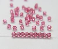 6mm Swarovski Elements Article 5000 Rose Faceted Round Beads jewelry making ornament
