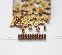 Swarovski Round Spacer Rondelle 177505 5mm Metal findings vintage components jewelry making craft supplies decorations