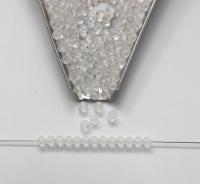 4mm Vintage Swarovski crystal beads MATT Crystal faceted article 5309 PREMIUM rare vintage supplies jewelry making