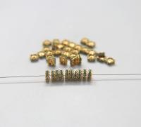 Swarovski Square Spacer Rondelle 177604 5mm Metal findings vintage components jewelry making craft supplies decorations