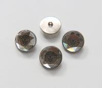 20mm Designer edition Swarovski Bezel Versace engraved Buttons Swarovski Crystal vintage articles