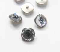 22mm Designer edition Swarovski Square Bezel Versace engraved Buttons Swarovski Crystal vintage articles