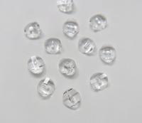 Swarovski 3016 Crystal Unfoiled 12 mm Round Button Potato chip slightly twisted Cystal sewing