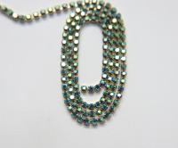 12ss Swarovski Close Cup Chain in Emerald Aurore Boreale Made in Austria couture material Bridal Supplies Jewelry Making