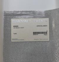 Swarovski Crystal Mesh Standard Sheet in Crystal (40000) 500x200mm Silver Plating back