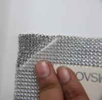 Swarovski Crystal Mesh Standard Sheet in Crystal (40000) 500x200mm Silver Plating back