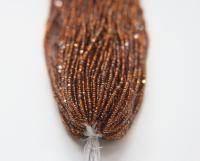 11/0 Hanks Charlotte Cut Beads Patina Transparent Light Orange Aurum 1/5/25/50/100 Hanks PREMIUM SEED BEADS, Native Supplies