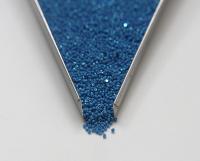 13/0 Charlotte Cut Beads Patina Opaque Deep Turquoise Blue Aurore Boreale native supply, beading materials, vintage findings