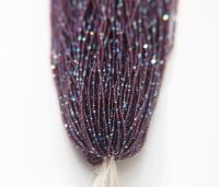 13/0 Hanks Charlotte Cut Beads Patina Transparent Amethyst Aurore Boreale Hanks 1.6mm glass beads native supply findings