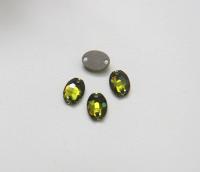 Swarovski 3210 Oval Sew-On 10x7 mm Olivine Sew-On Bead embroidery jewelry parts bridal decorations