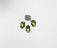 Swarovski 3210 Oval Sew-On 10x7 mm Olivine Sew-On Bead embroidery jewelry parts bridal decorations