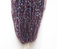 13/0 Hanks Charlotte Cut Beads Patina Transparent Amethyst Aurore Boreale Hanks 1.6mm glass beads native supply findings